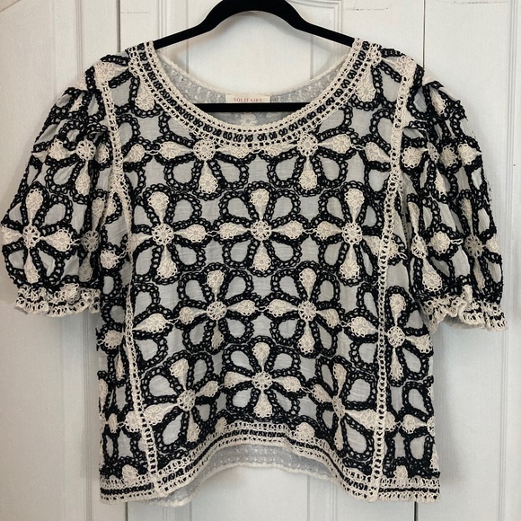 Solitaire Tops - Solitaire embroidered